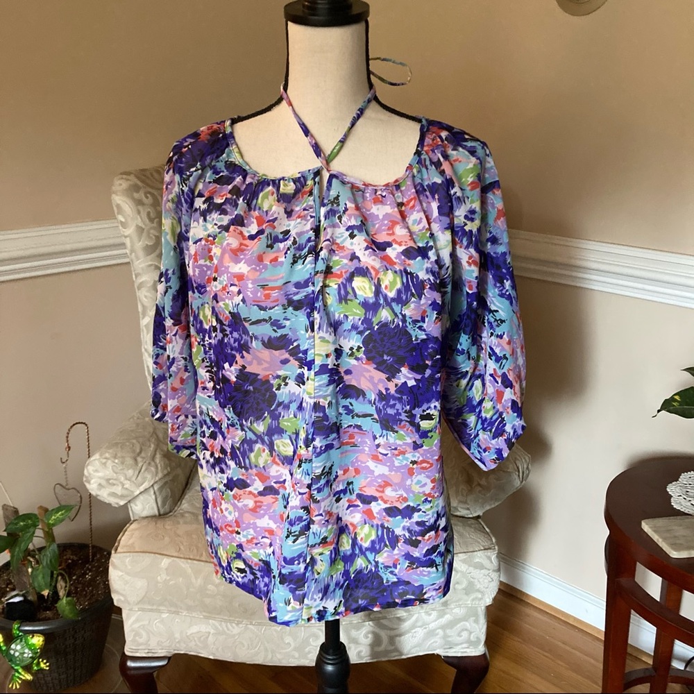 Colorful blouse artsy